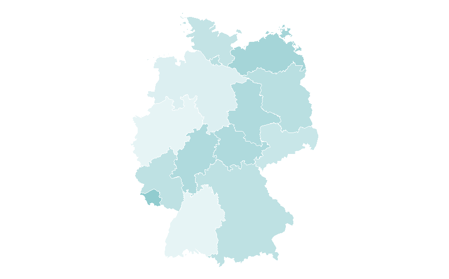 Affinity by region — spicy food, Germany