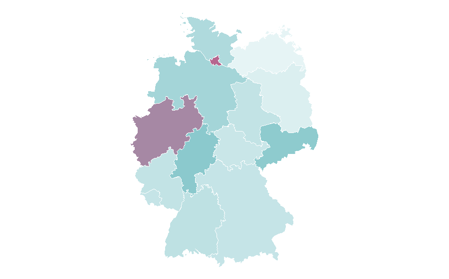 Affinity by region — Spirited Away, Germany