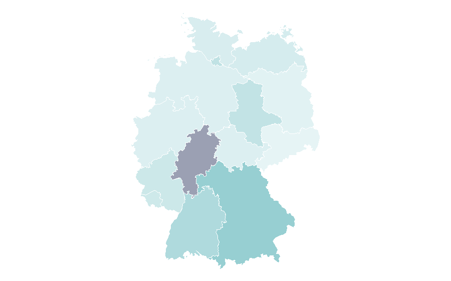 Affinity by region — Sport Club Corinthians Paulista, Germany
