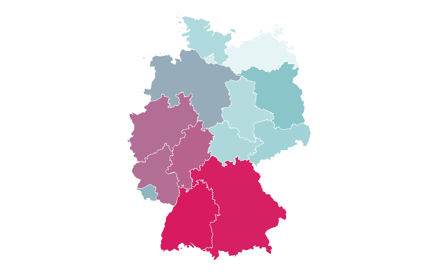 Affinity by region — SPORT1 Doppelpass, Germany