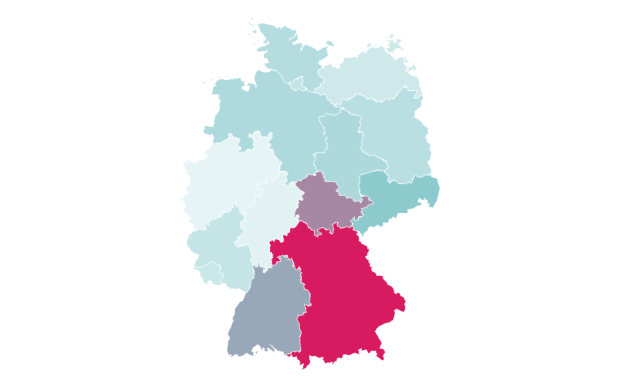 Affinity by region — Sportfreunde Stiller, Germany