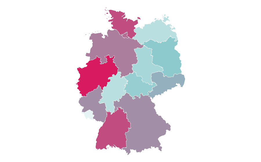 Affinity by region — Sports bra, Germany