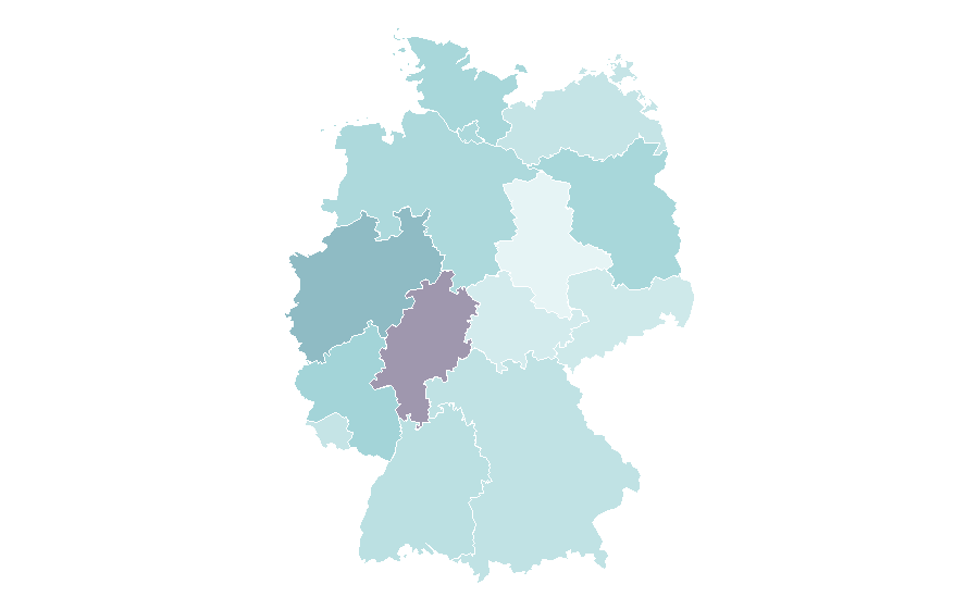 Affinity by region — Spotlights, Germany