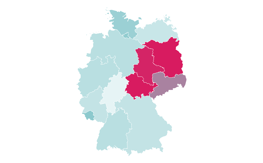 Affinité par région — Spring cleaning, Allemagne