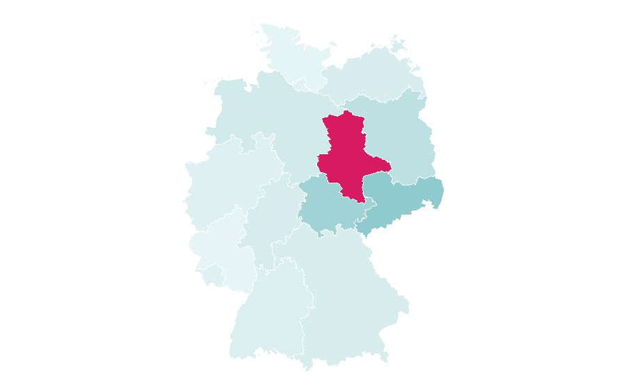 Affinity by region — Sputnik (news agency), Germany
