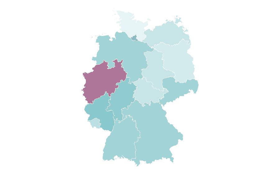 Affinity by region — Squatting position, Germany