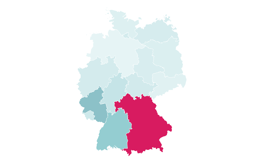 Affinity by region — St Albans, Germany