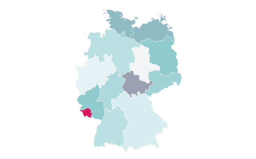 Affinity by region — St. Peter, Minnesota, Germany