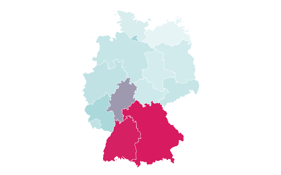 Affinity by region — Stan (company), Germany