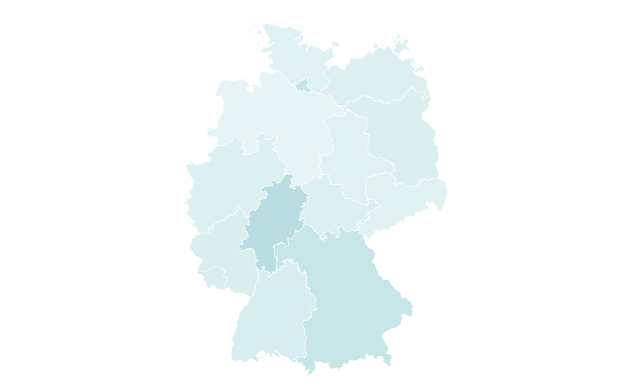 Affinity by region — Standing desk, Germany