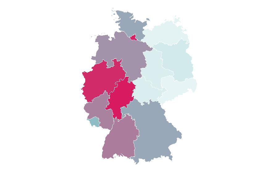 Affinité par région — Stanley, Allemagne