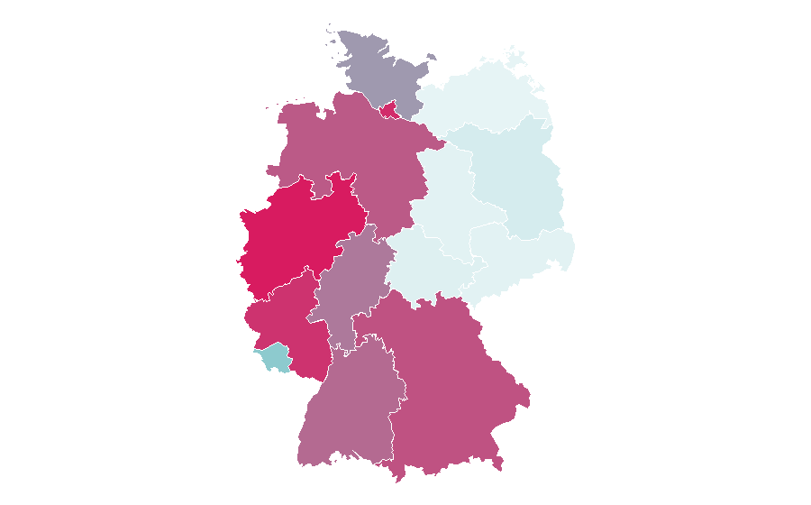 Affinity by region — Stanley Cup, Germany