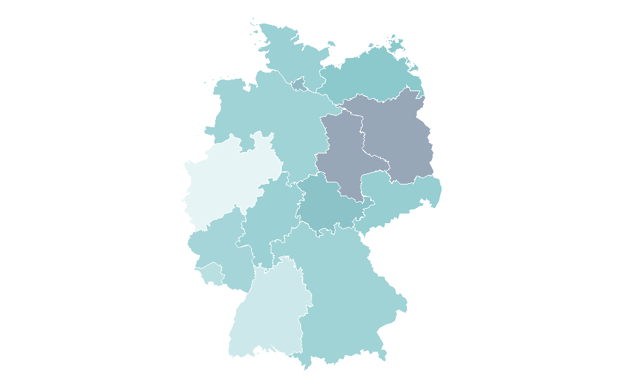 Affinity by region — Stanley Tucci, Germany