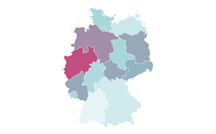Affinità per regione — Star Trek, Germania