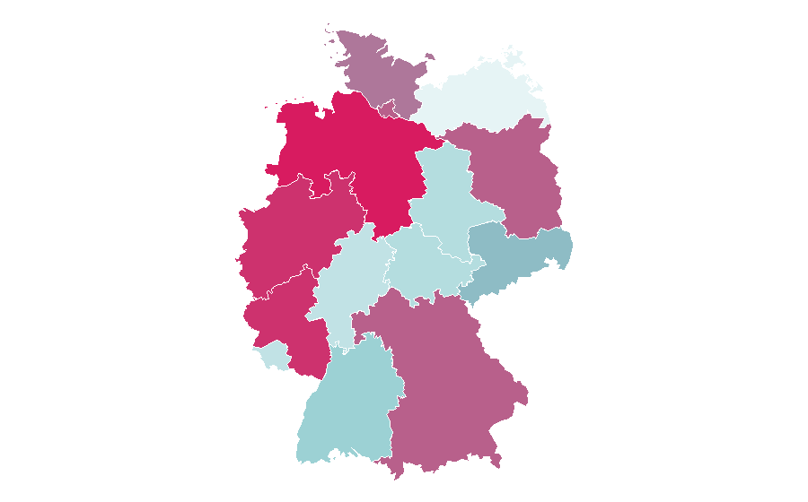 Affinité par région — Star Wars, Allemagne