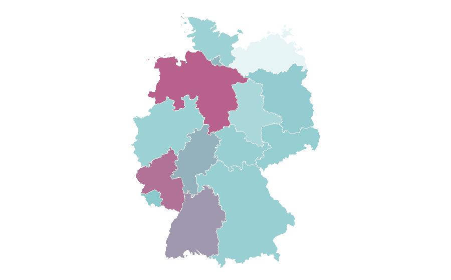 Affinité par région — Starlink, Allemagne