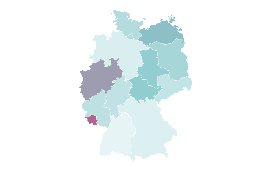 Affinity by region — Stay at Home, Germany