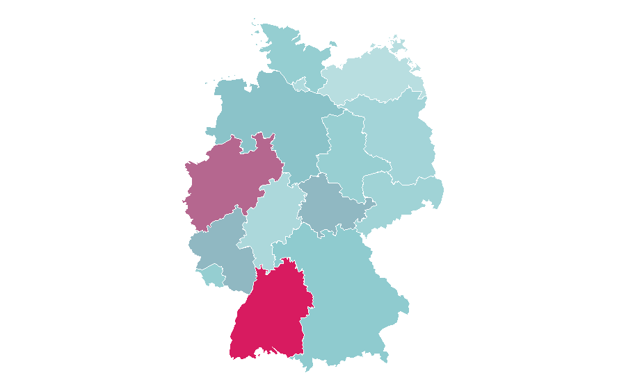 Affinity by region — Stefano Zarrella, Germany