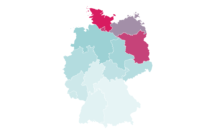 Affinity by region — Steffen Baumgart, Germany