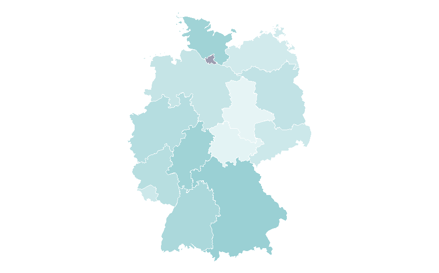 Affinity by region — Stephen Colbert, Germany