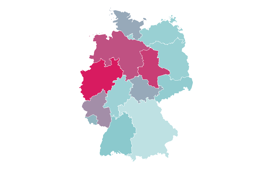 Affinity by region — stern TV, Germany