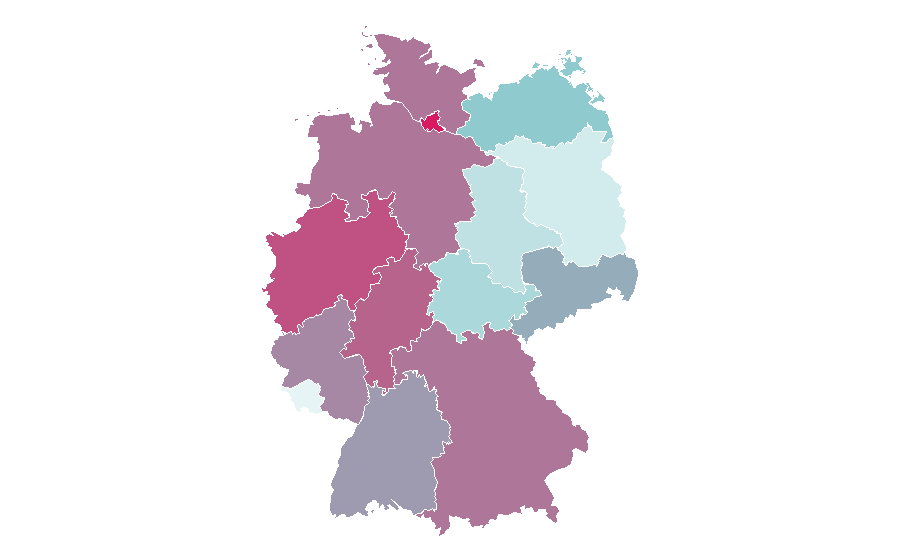 Affinity by region — Steve Irwin, Germany
