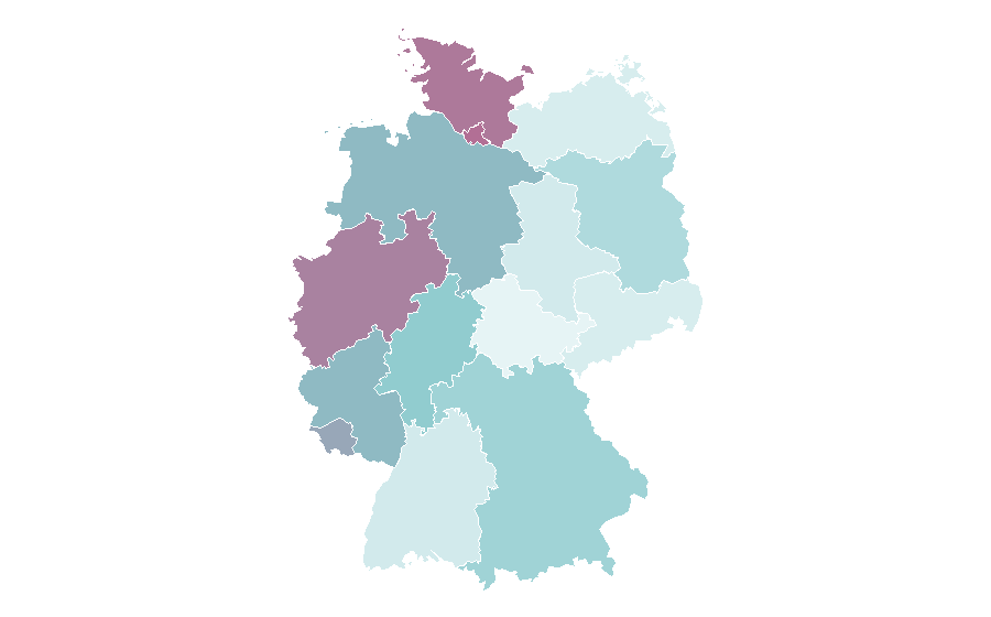 Affinity by region — Steve Martin, Germany
