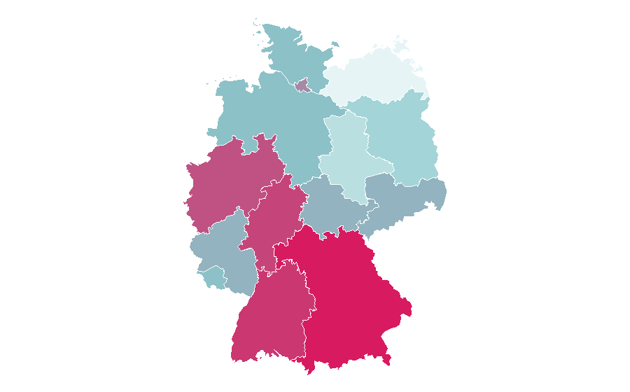 Affinity by region — Stevia, Germany