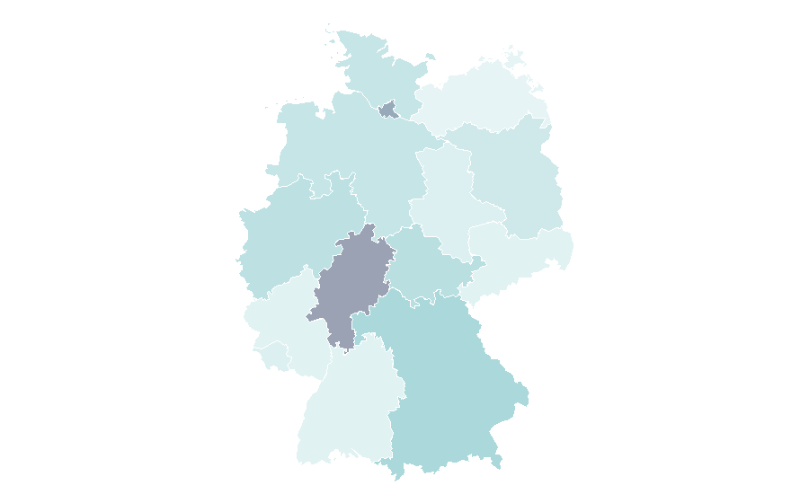 Affinity by region — Stew, Germany