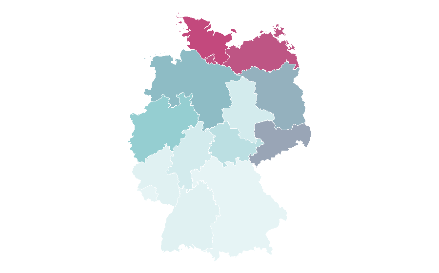 Affinity by region — Stieg Larsson, Germany