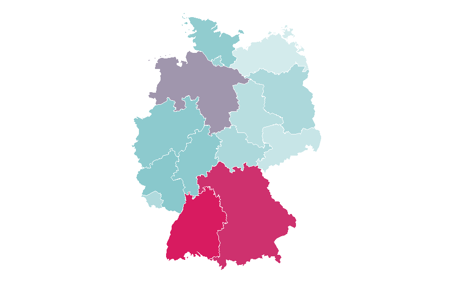 Affinity by region — Stock fund, Germany