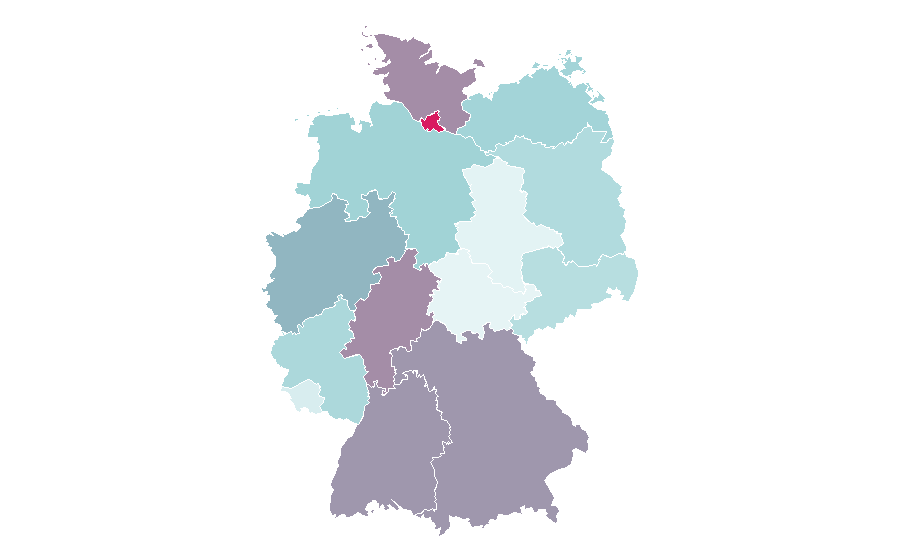 Affinity by region — Stockholm, Germany
