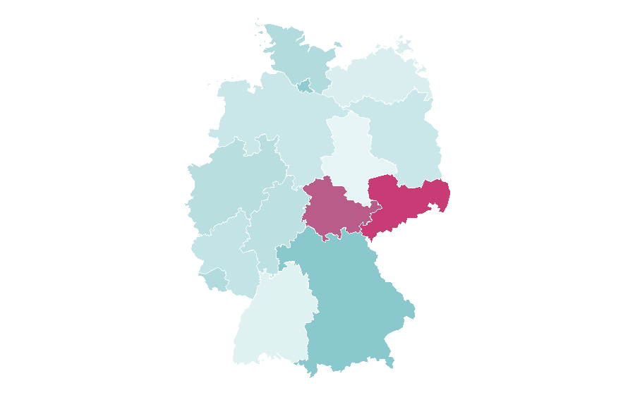 Affinity by region — Stoner rock, Germany