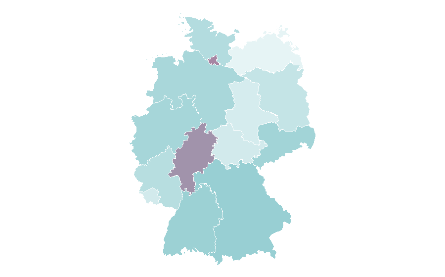 Affinité par région — Storytelling, Allemagne