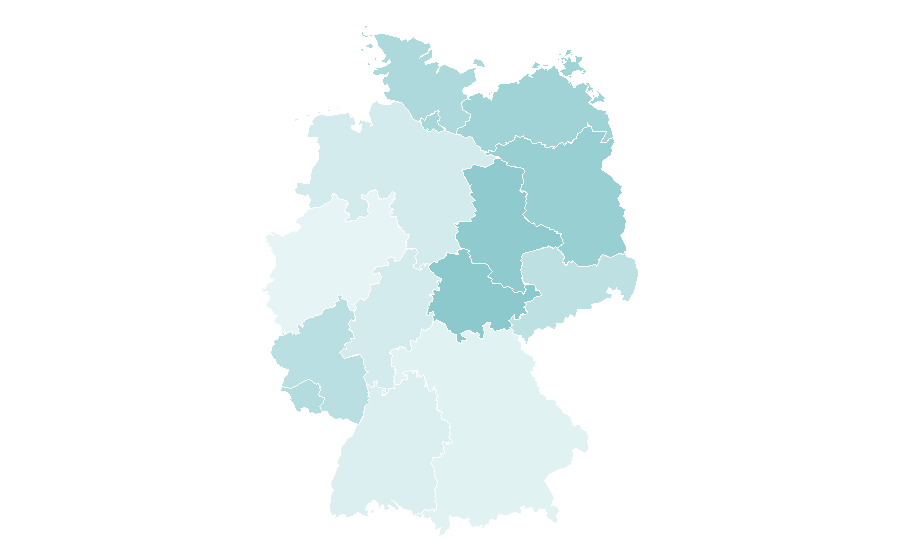 Affinity by region — Straight whiskey, Germany