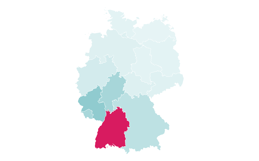 Affinity by region — Strasbourg, Germany