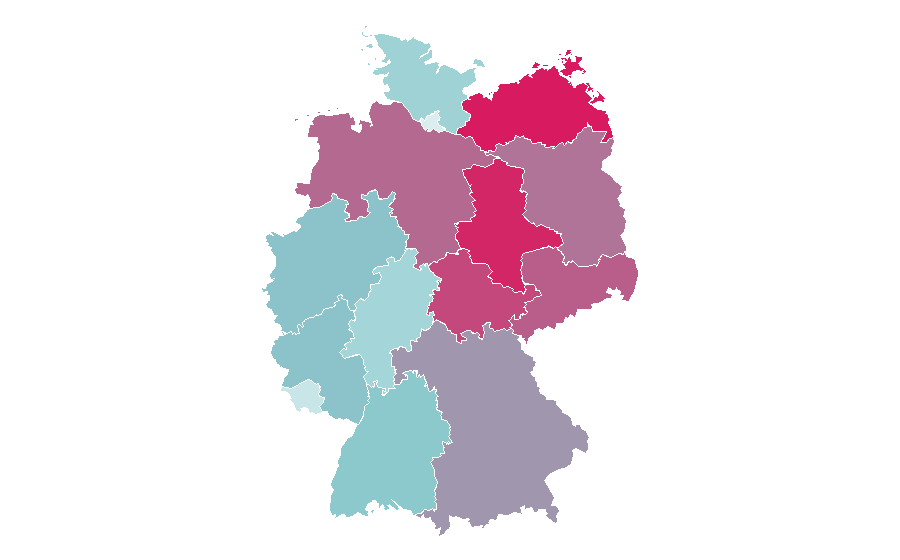 Affinity by region — Strawberry, Germany