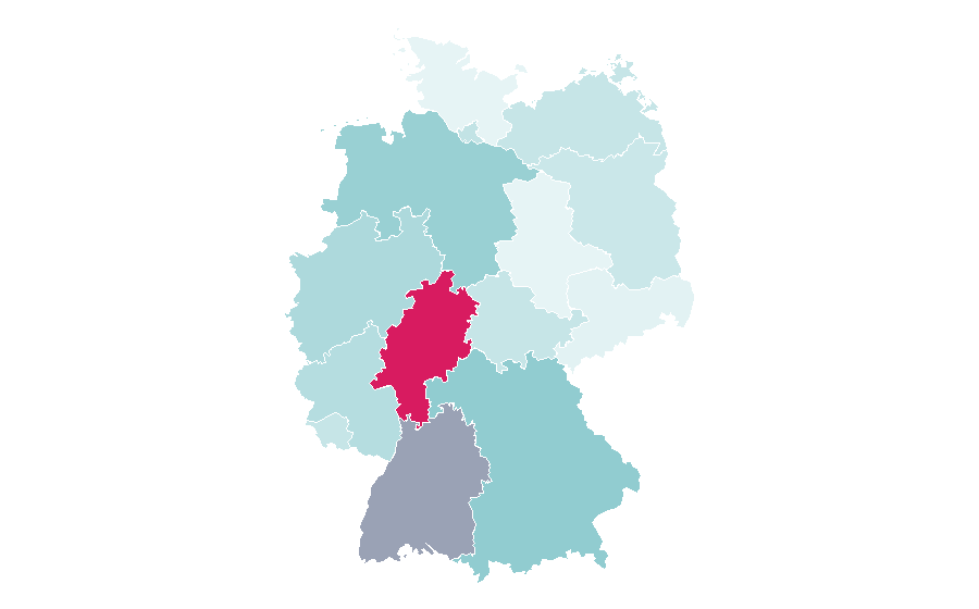 Affinity by region — Street, Germany