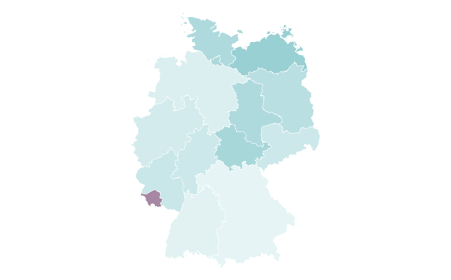 Afinidad por región — Street fashion, Alemania
