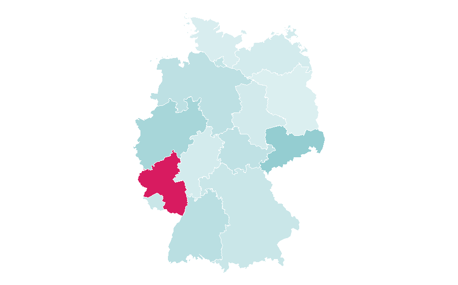 Affinity by region — Street racing, Germany