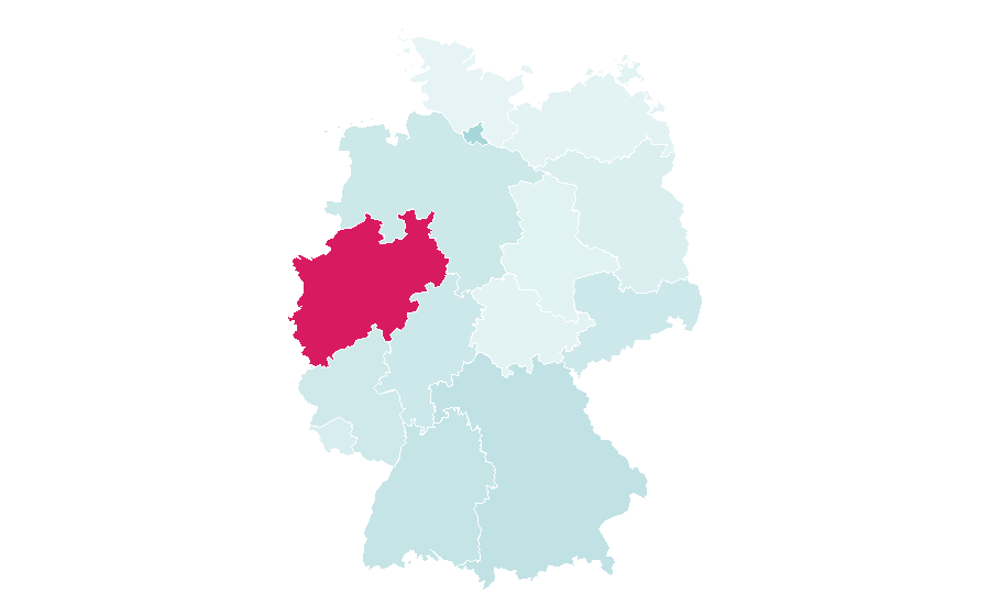 Affinity by region — Strelitzia, Germany