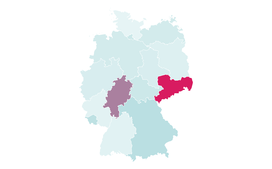 Affinity by region — Structural engineering, Germany