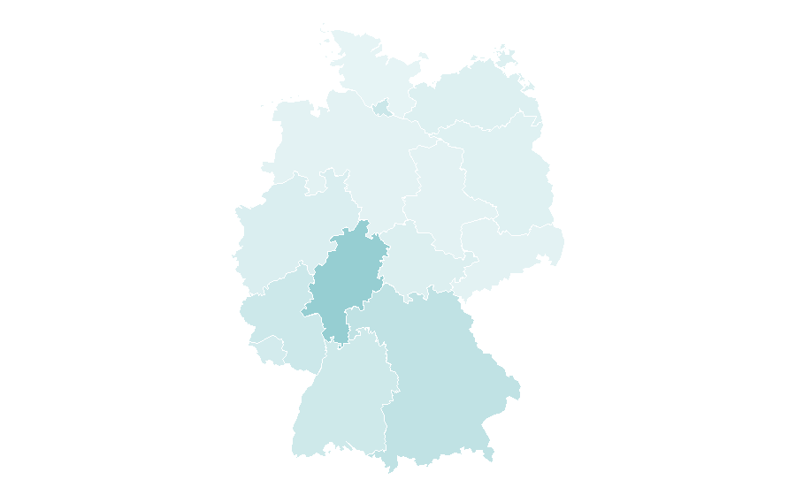Affinity by region — Stucco, Germany