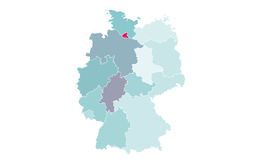 Affinity by region — Student loan, Germany