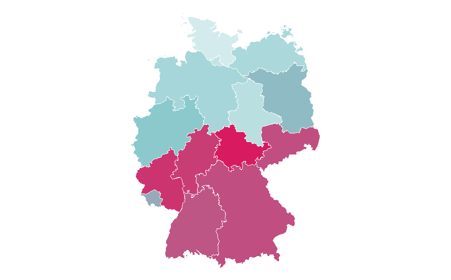 Affinity by region — Subaru, Germany