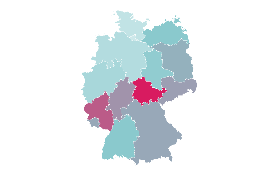 Affinity by region — Subaru Forester, Germany