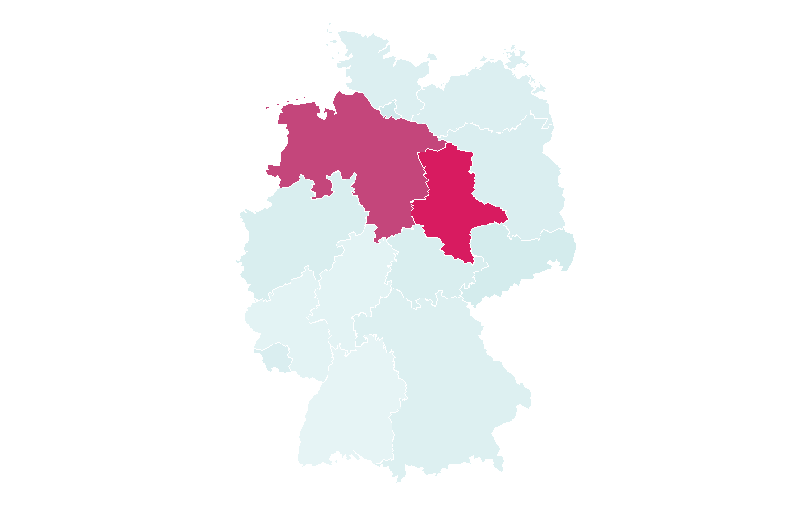 Affinity by region — Subculture, Germany