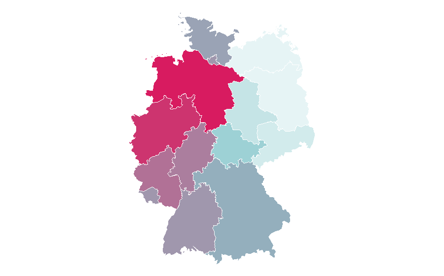 Affinity by region — Sugar substitute, Germany