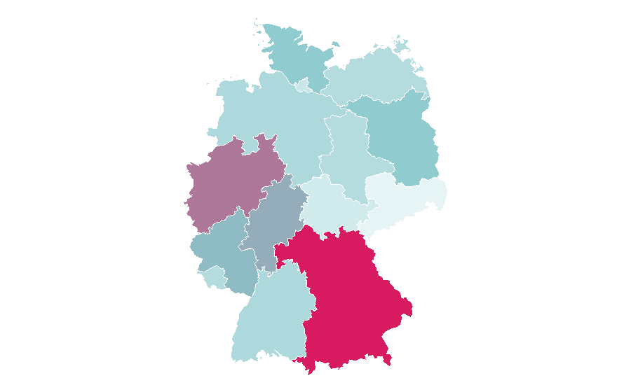 Affinity by region — Summer camp, Germany