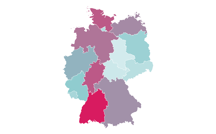 Affinity by region — Sunrise, Germany